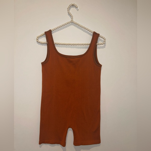 Forever 21 Orange Tank Too Body Suit - Picture 2 of 4